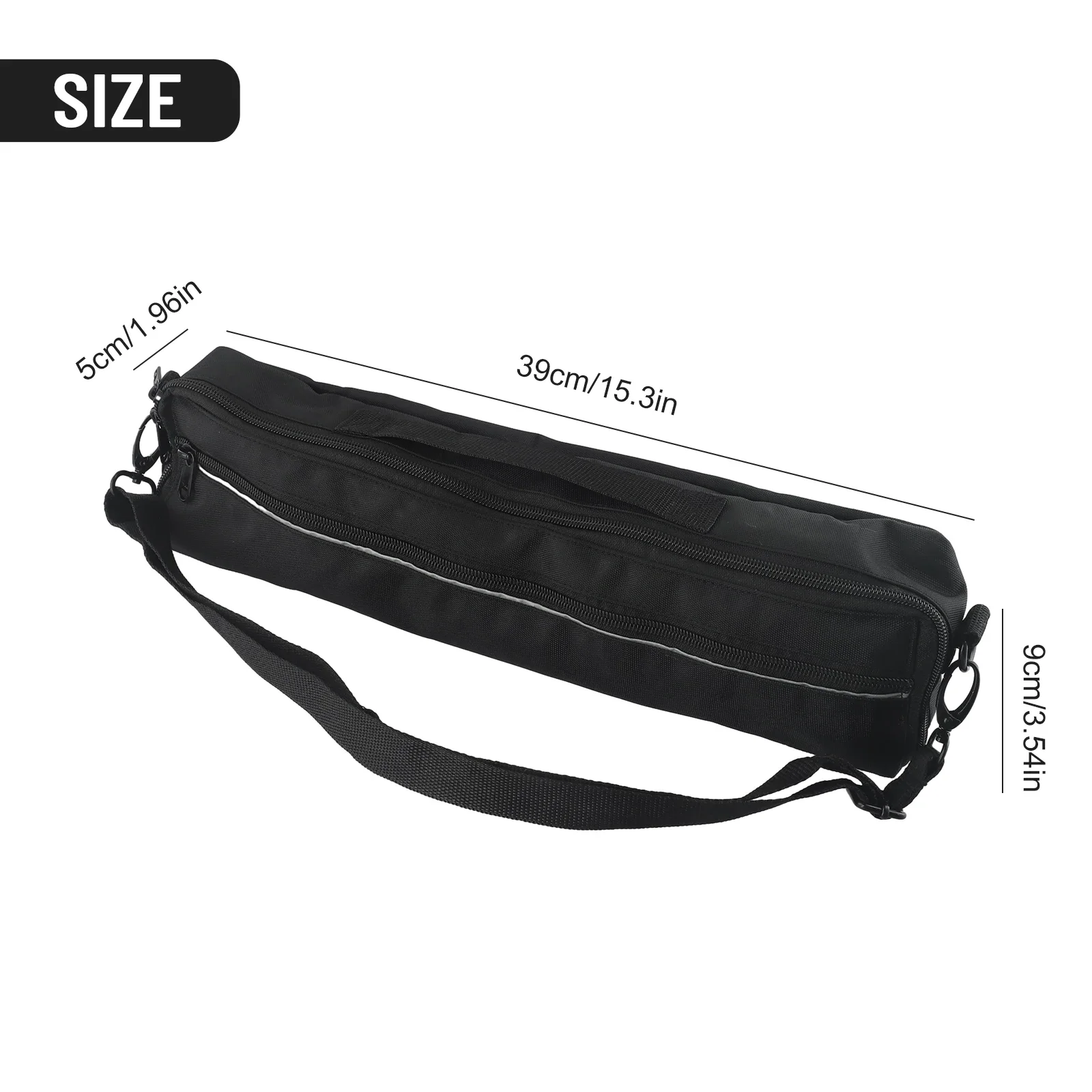 

16 17 Holes Flute Bag Accessories Adjustable Black Concert Flute Case Lightweight Soft Lining With Shoulder Strap