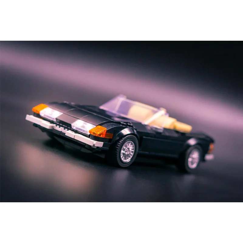 

MOC-модель автомобиля из строительного блока, детали 289, игрушечный мальчик City Speed 365 GTB4, рождественский подарок для взрослых