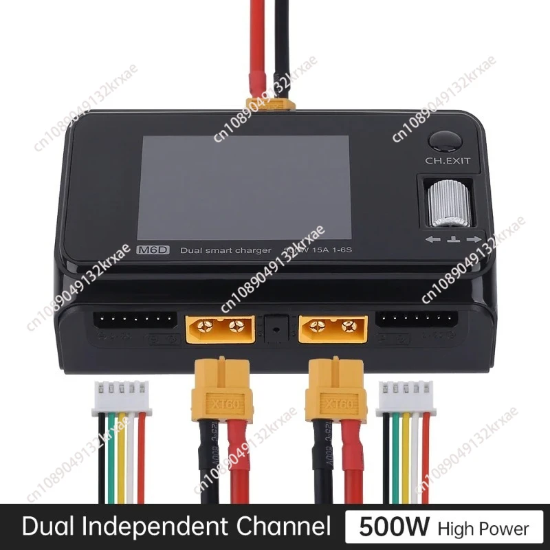 

Зарядное устройство ToolkitRC M6D V3 500W 15A DC, двухканальное, миниатюрное, интеллектуальное, для LiPo аккумуляторов 1-6S, запчасть для FPV моделей, замена M8