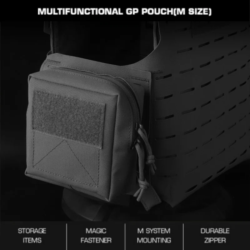 

Outdoor Multi functional GP Bag M-Size MOLLE GP Storage Bag, Used for Belts and Belts