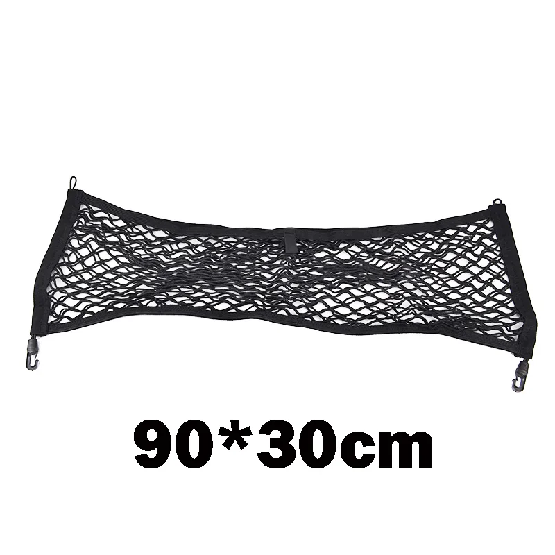 Fit For LEXUS RX270 RX350 RX400H Envelope Rear Trunk Cargo Net Hook Mesh Elastic Luggage Car Accessories 90*30cm