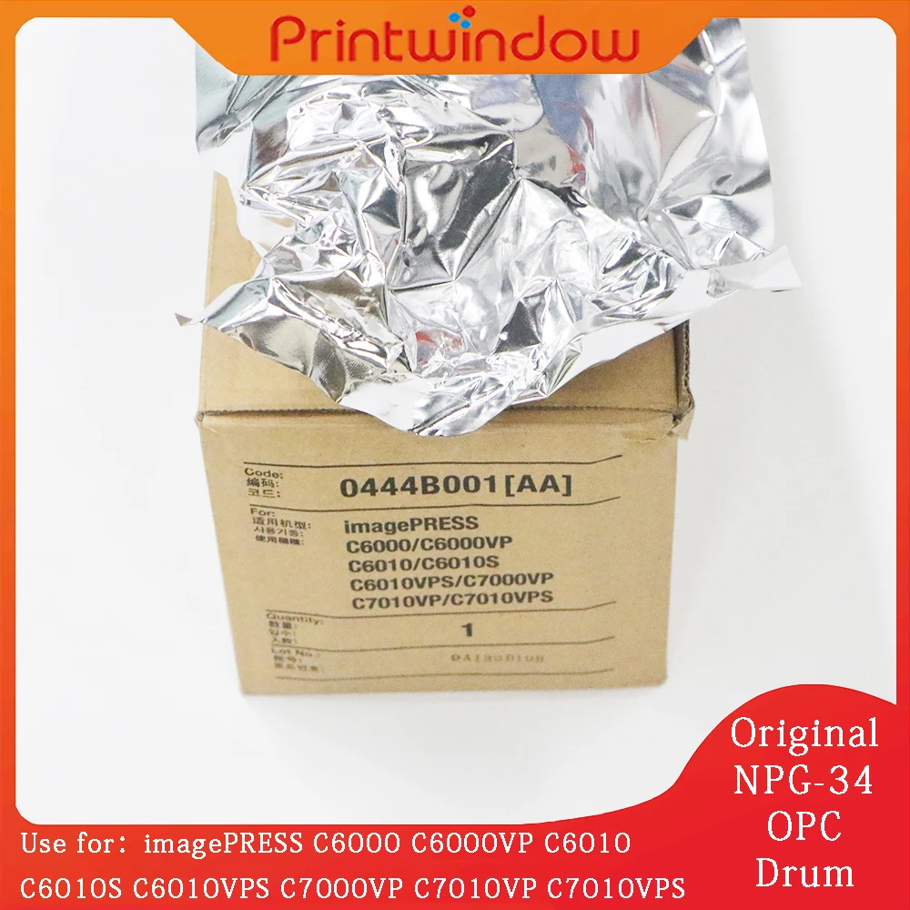 Original NPG-34 OPC Drum for Canon imagePRESS C6000 C6000VP C6010 C6010S C6010VPS C7000VP C7010VP C7010VPS 0444B001[AA] Tambor
