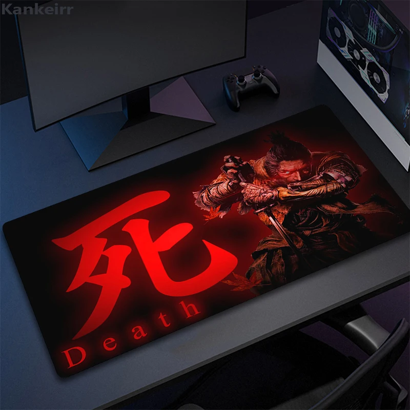 S-Seiros لوحة ماوس الكمبيوتر Sekiro لوحة ماوس للألعاب كبيرة 900x400 HD طباعة ماوس حصيرة ألعاب XXL السجاد الكمبيوتر حصيرة مكتبية لوحة المفاتيح البساط XL