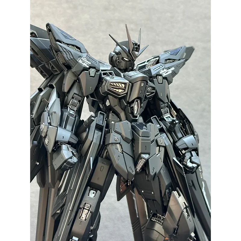 Em estoque pixin strike liberdade mg 1/100 mgex figura de ação montagem modelo kit meia-noite revestimento modelo mecha brinquedos crianças presente