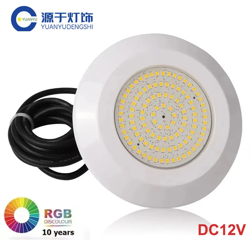 

DC12V 108LED Swimming Pool Light Waterproof IP68 12W Submersible Light Underwater Piscina Night Lamp Outdoor Spotlight