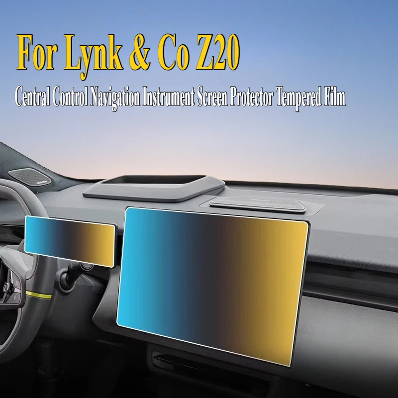 

For Lynk & Co Z20 2025 Central Control Navigation Instrument Screen Protector Tempered Film Car Interior Accessories
