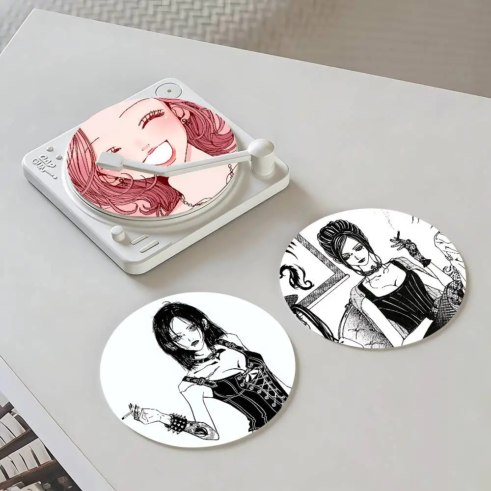 

Amine N-NANAS Wooden Coasters, Heat-resistant Beverage Coasters, Suitable For Various Beverages, Suitable For Use On Home Coffee