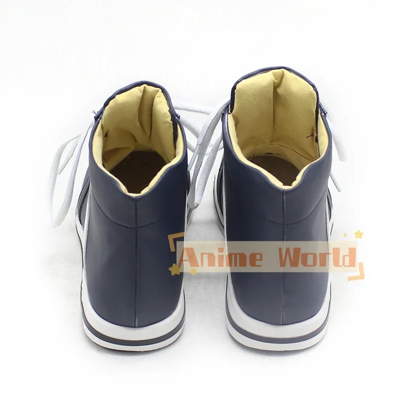 Takanashi Hoshino Scarpe Cosplay Gioco Blu Archivio Puntelli Cosplay Stivali di Carnevale di Halloween Scarpe in PU su misura