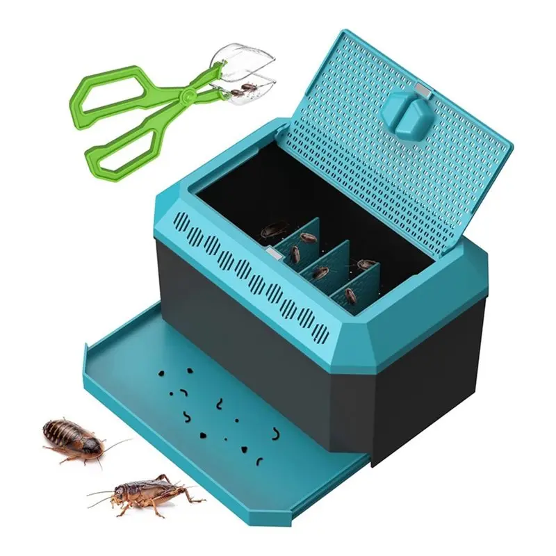Breeding And Storage Container Kit For Dubia Roaches, Crickets, And Other Live Reptile Feeders With Secure Holding Box