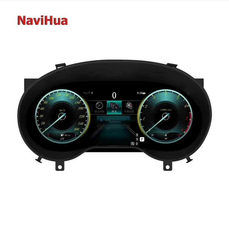 

NaviHua New Arrival LCD Dashboard Digital Cluster Car Instrument Virtual Cockpit Speedometer Panel for Benz A Class/CLA/GLA