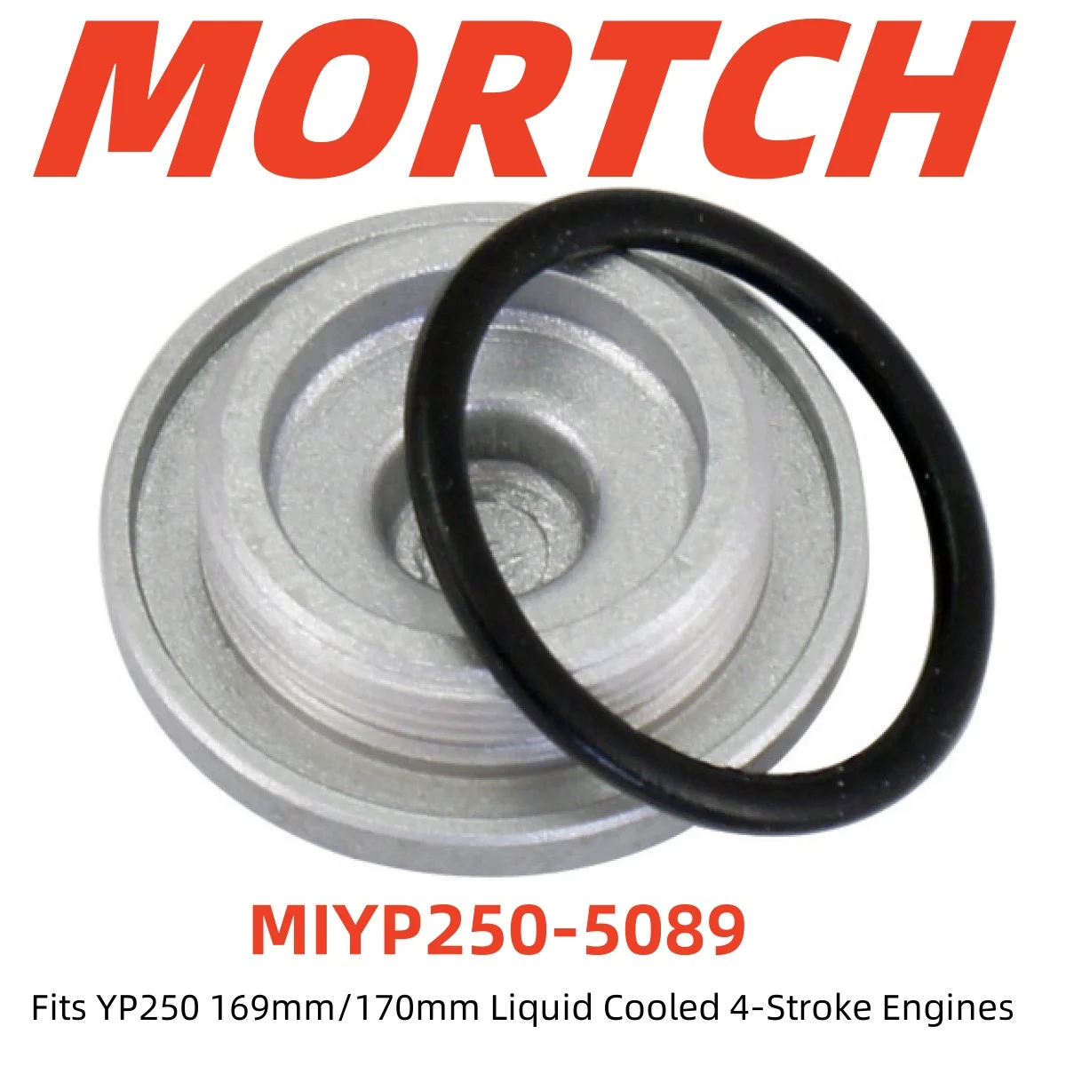 Oil Filter Cap 35.8mm Drain Plug with O-Ring for Linhai 250 260 300 YP250 169mm/170mm Liquid Cooled 4-Stroke Engines