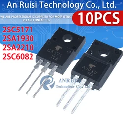 10/20PCS New 2SA1930 2SC5171 TO-220F 5Pair(A1930+C5171) ( 2SA2210+2SC6082) A2210 C6082 Silicon PNP Power Transistor