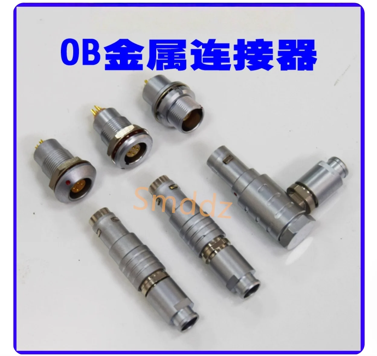 2 pieces, connector 1P plastic aviation plug with sleeve male plug and PAG female socket PKG (00B hole 7mm / 0B hole 9mm)