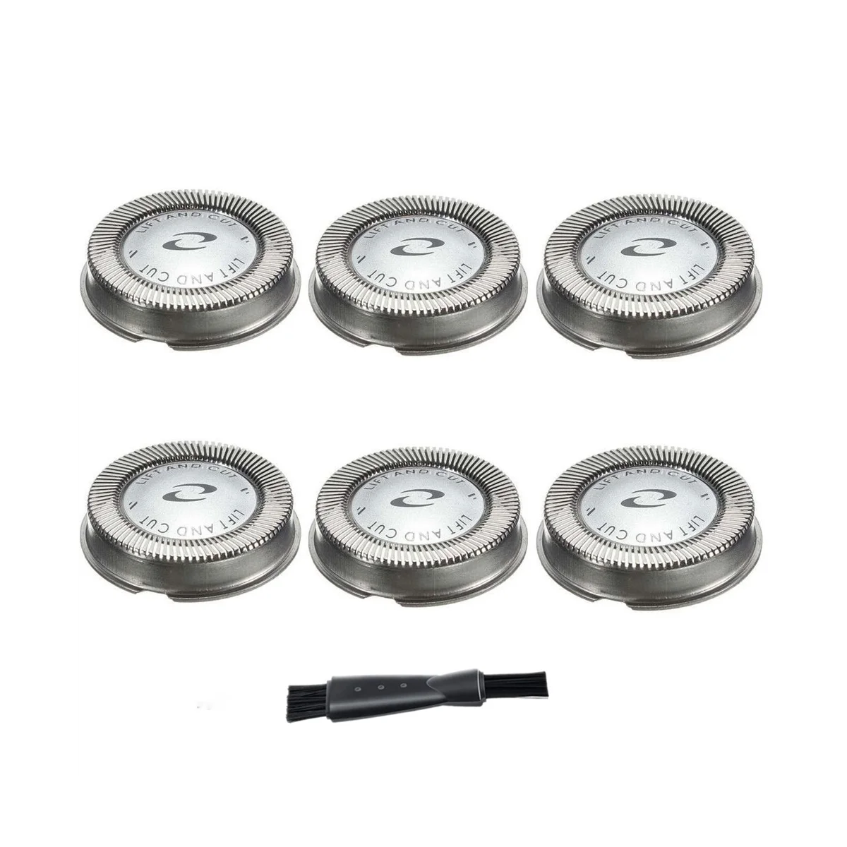 交換用かみそりのシェーバーヘッド、6個、hq3、hq4、hq54、hq56、hq55、hq851、hq912、hq136、hq6900、hq6940、hq6868