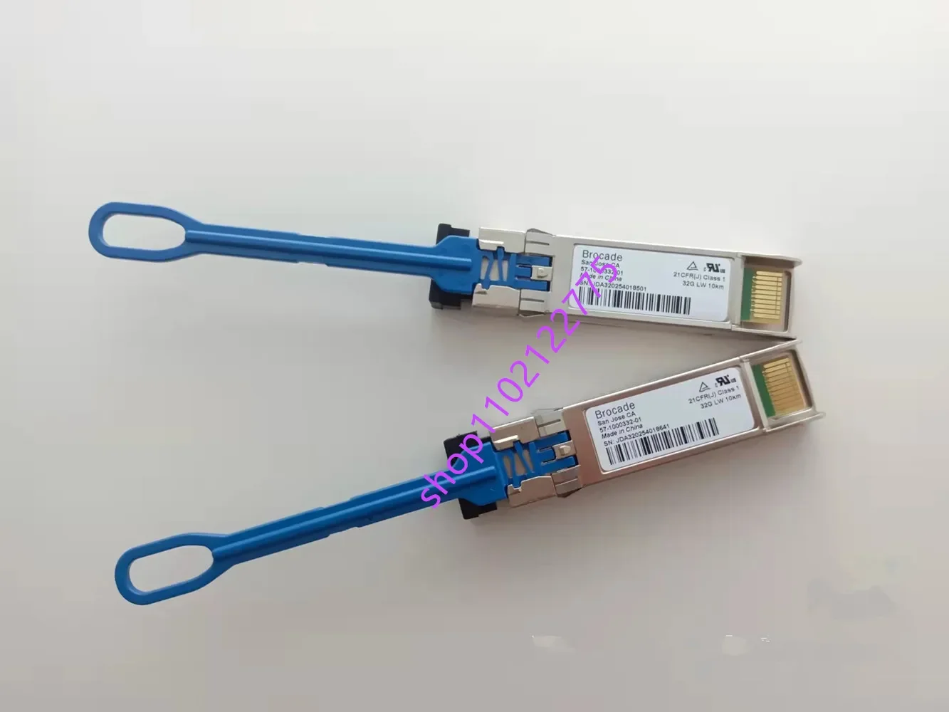 Brocade SFP 32g Fiber Module 57-1000332-01 32GB 10km Lw SFP G620 G630 DS6620 DS6630 32G 10KM Single Module Fiber Sfp Brocade