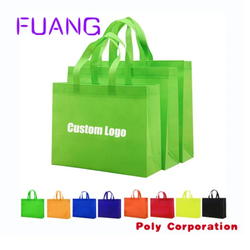 Custom  Customized Eco Friendly Durable Supermarket Shopping Packaging Manufacturer Reusable Laminated Pp Non Woven Fabric Tote 