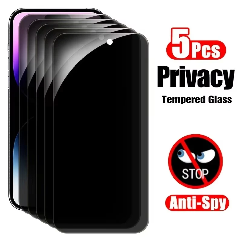 

1-5PCS Temered Glass For Xiaomi Redmi Note 14 5G 13 Pro 5G Privacy For Xiaomi Redmi Note 13 5G Screen Protector Anti-Spy