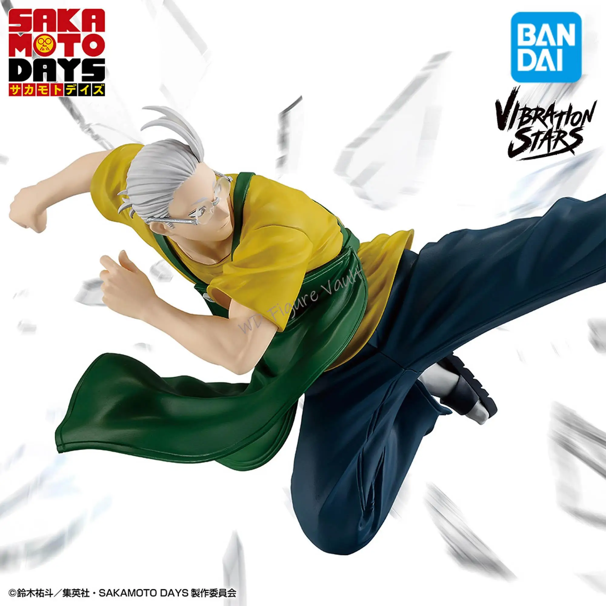 

In stock Bandai SAKAMOTO DAYS VIBRATION STARS Taro Sakamoto II CM PVC Figure Highly Detailed Collectible Model Toy Gift