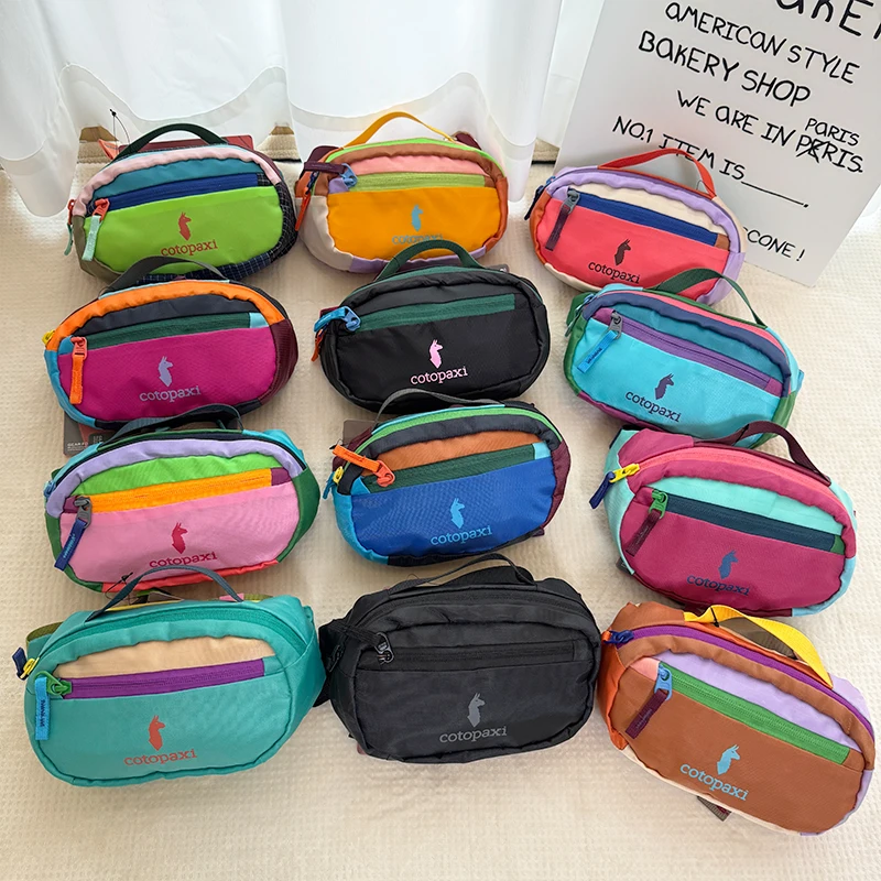 

Модная поясная сумка из альпаки 1.5 л, в стиле колор-блок, для активного отдыха, путешествий, спорта, нагрудная сумка, сумка-мессенджер, рюкзак