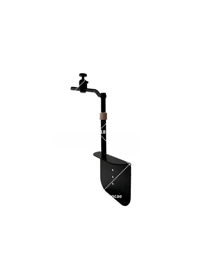 Portable Projector Stand No Drill, Fits Headboard and Desktop for Home Use