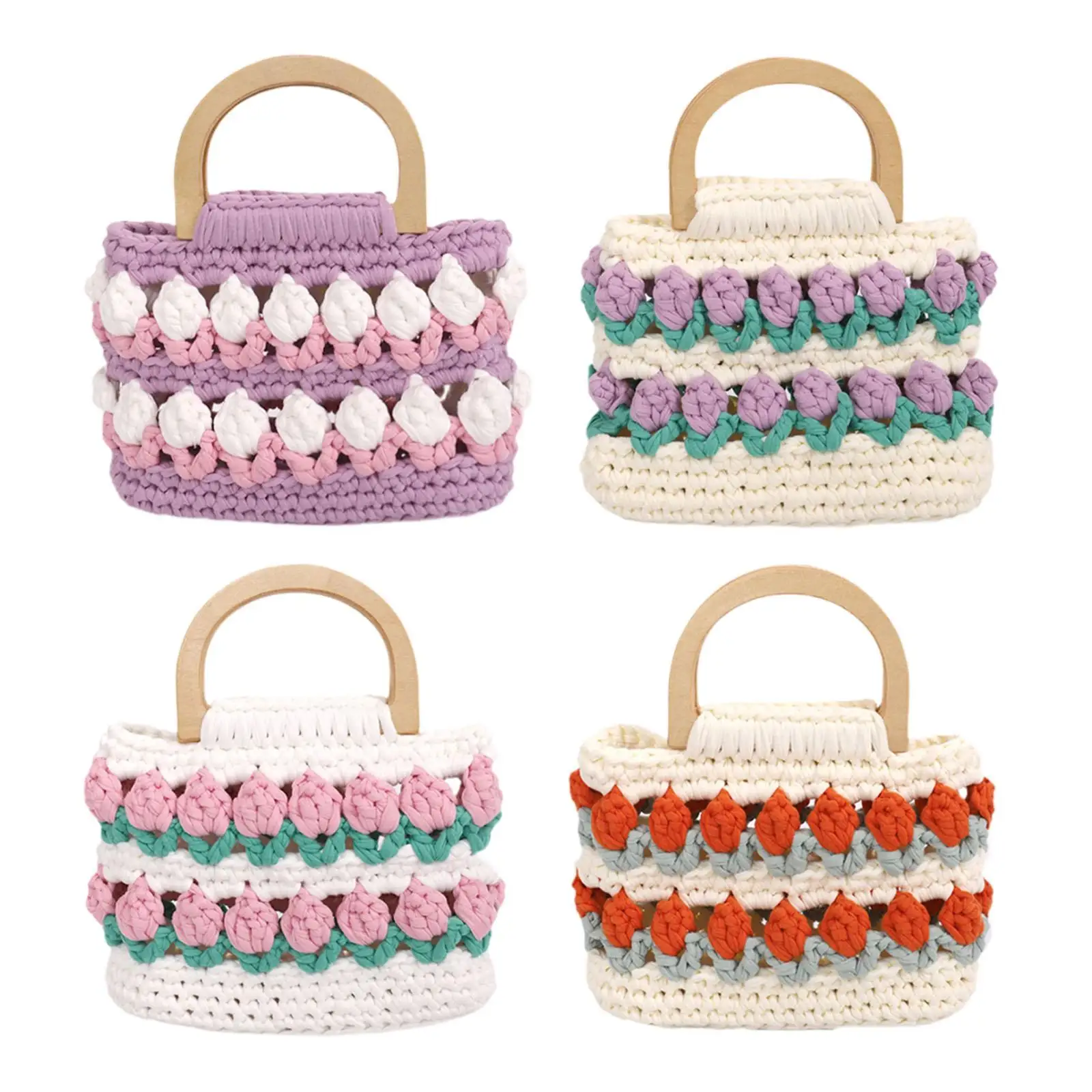 

Women Handbag Small Fairy Bag Handheld Cute Purse for Beach Holiday Summer