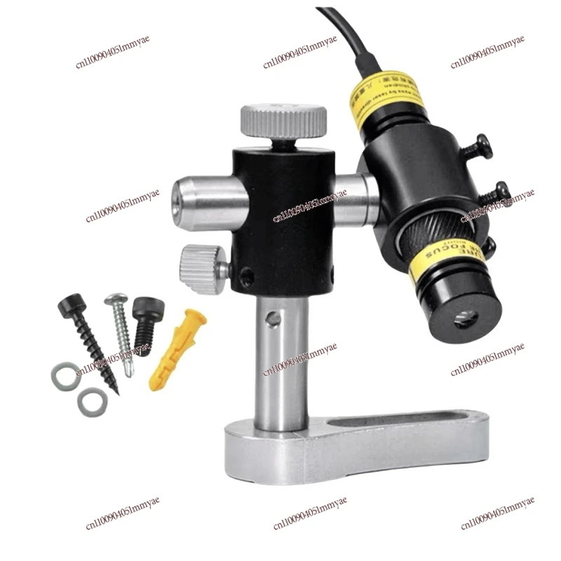 Stainless steel base holder for adjustable positioning of two- and three-axis laser bracket module