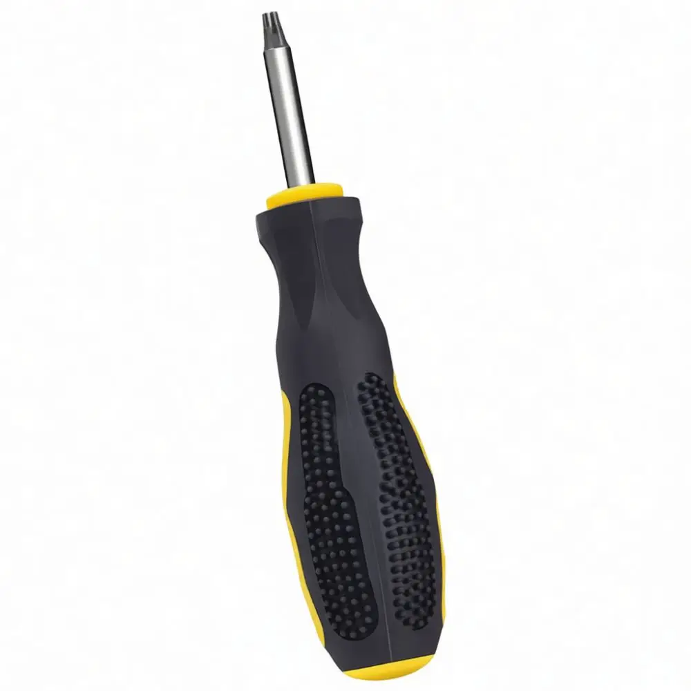 Heavy Duty Manual Screwdriver Massage Handle Magnetic Bit Chrome Vanadium Steel Hand Tool Repairing Appliance Screw Turning Devi