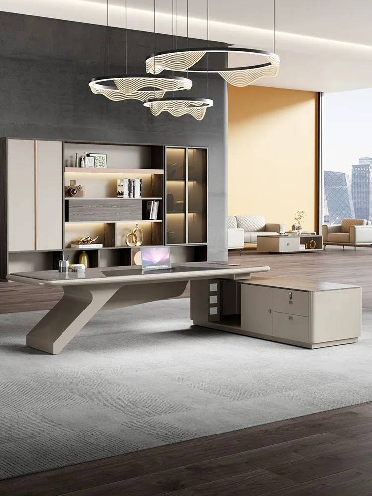 2026 Classic Wood Modern Office Table with Extendable Feature for Office Desks and Chairpromote sales