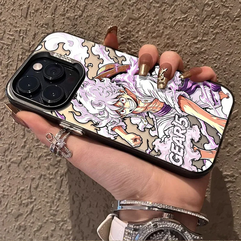 One Piece GEAR 5 Luffy Throne Trendy Case for iPhone 12 17 Air Pro Max 16 15 11 14 13 Pro Max XS X XR Plus 8 7 SE 2020 Cover view 4