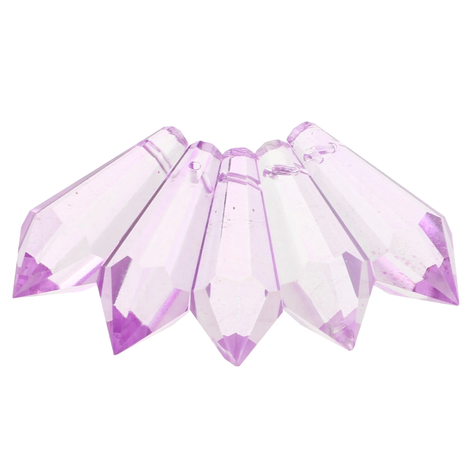 

5Pcs Crystal Pendants Teardrop Hanging Glass Prisms for Chandelier DIY Pendant Lamp Decor Replacement Beads Sun Catcher Window