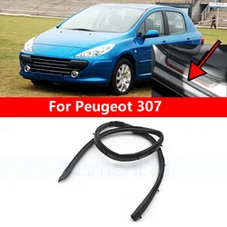 Kamshing Door Seal Rubber Door Frame Sealing Tape Strips Rear For Peugeot 307 Door Interior Panel Auto Accessories Spare Part