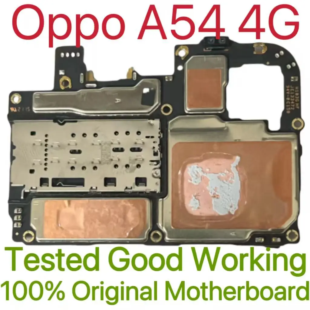 Global Version Original Unlocked Motherboard for Oppo A54 4G Tested Circuit Plate Main Logic Board for Oppo A54 4G
