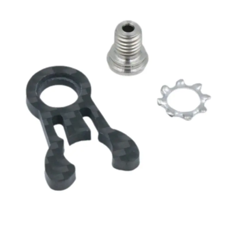 ABKV-Bicycle Carbon Catcher Crab Clamp Head Tube Fixing Buckle TC4 Titanium Screws For Brompton Folding Bike Cycling Parts