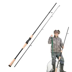 1.65m/1.8m Carp Fishing Rod Carbon Fiber Corrosion-resistant For Spinning Feeder Fly Fishing Surfcasting Ice Fishing Sea Fishing