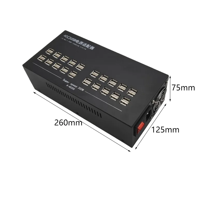 

Dual Port USB Smart Charger Multi-function Fast Charging Charger