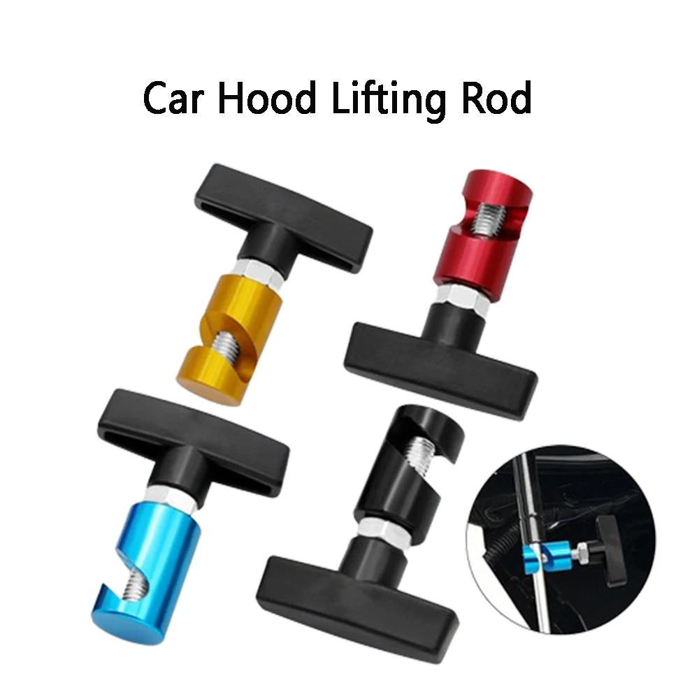 1Piece Cars Anti-skid Air Pressure Lever in Trunk Car Engine Cover Support Hood Lifting Rod Fixing Tool Anti-slip Fixing Tool