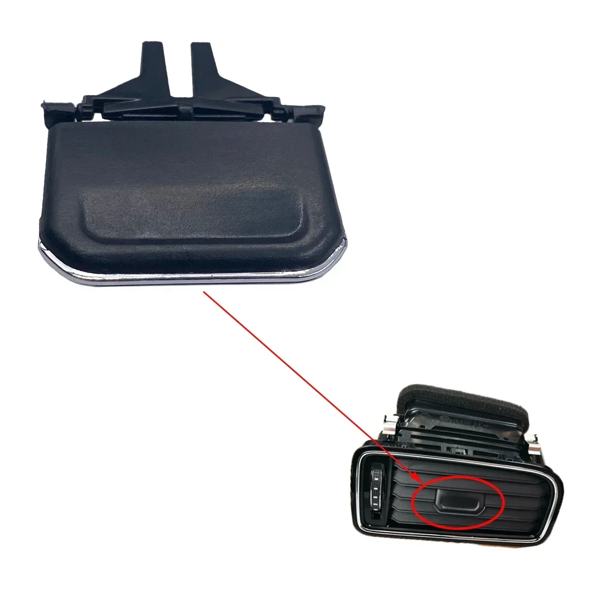 1x Front Dashboard AC Air Vent Grill Tab Clip Slide Trim For VW Jetta 6 A6 GLI MK6 2014 2015 2016 2017 5C6819062D 5C6819061D
