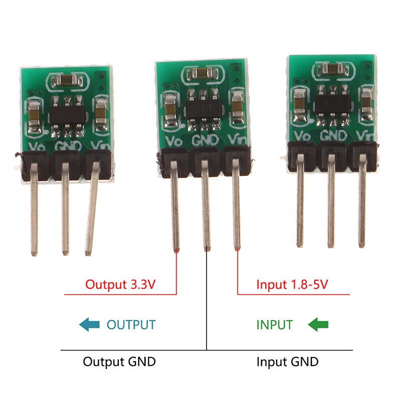 3Pcs Mini 1.8V 3V 3.7V 5V To 3.3V Boost & Buck Low Noise Regulated Charge Pump 2 In 1 DC/DC Converter