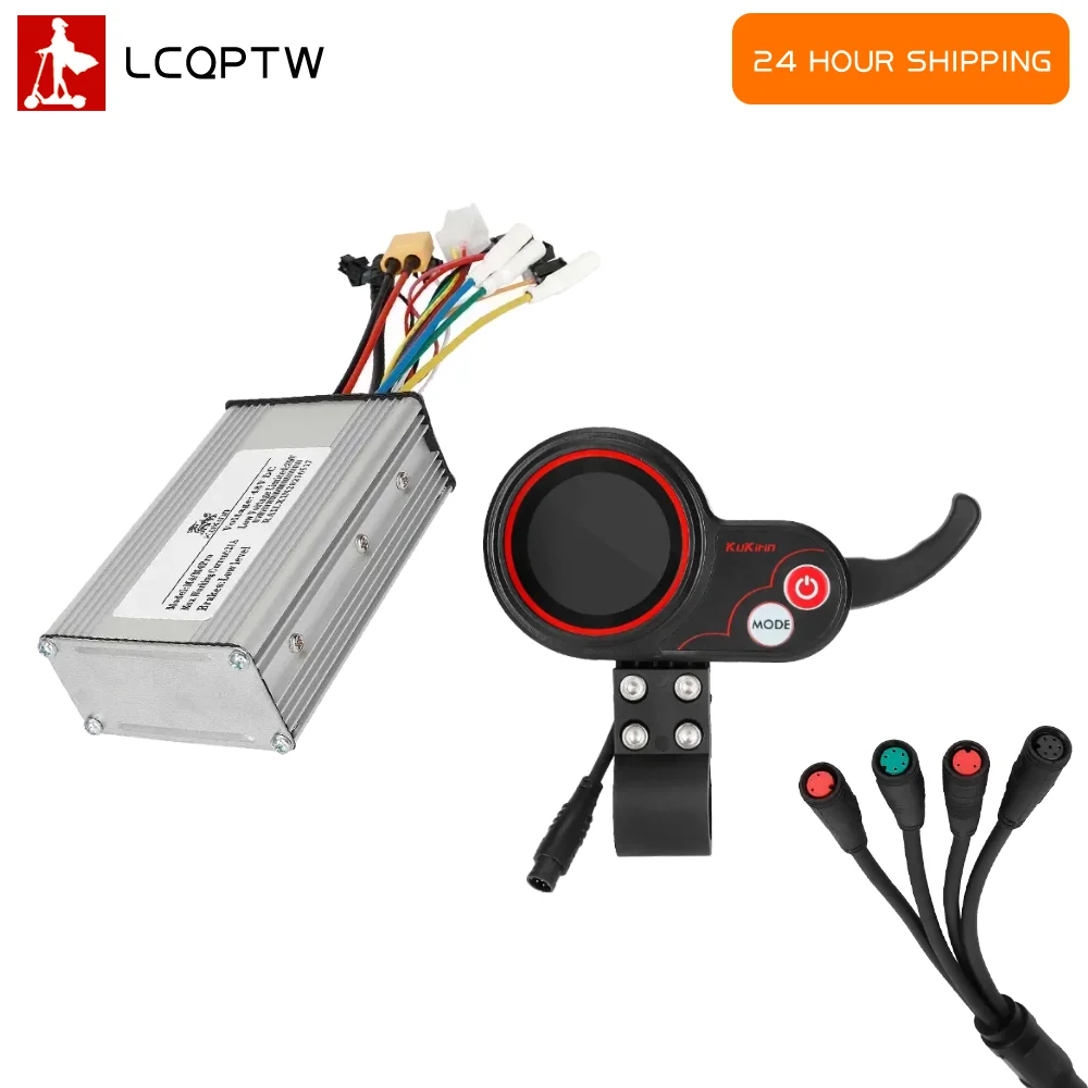 

48V 21A Controller Dashboard with 6 Pin Instrument Wiring Harness Set for Kugoo Kukirin M4 Pro Scooter Motherboard Display Parts