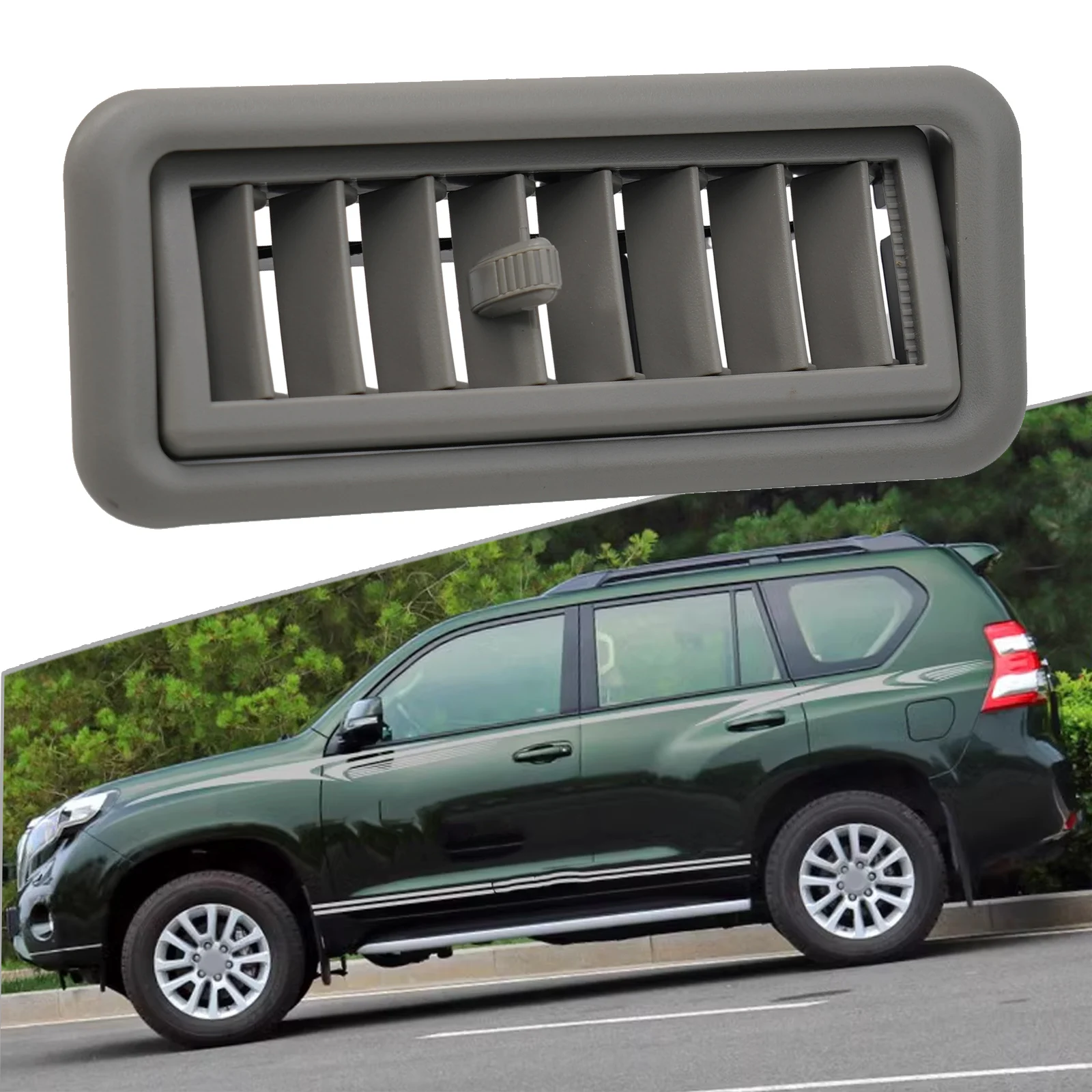 Aplicable a 08-18 Prado Prado 2700 4000 salida de aire acondicionado de techo (gris) 6298560010B0 ABS Accesorios Para Auto