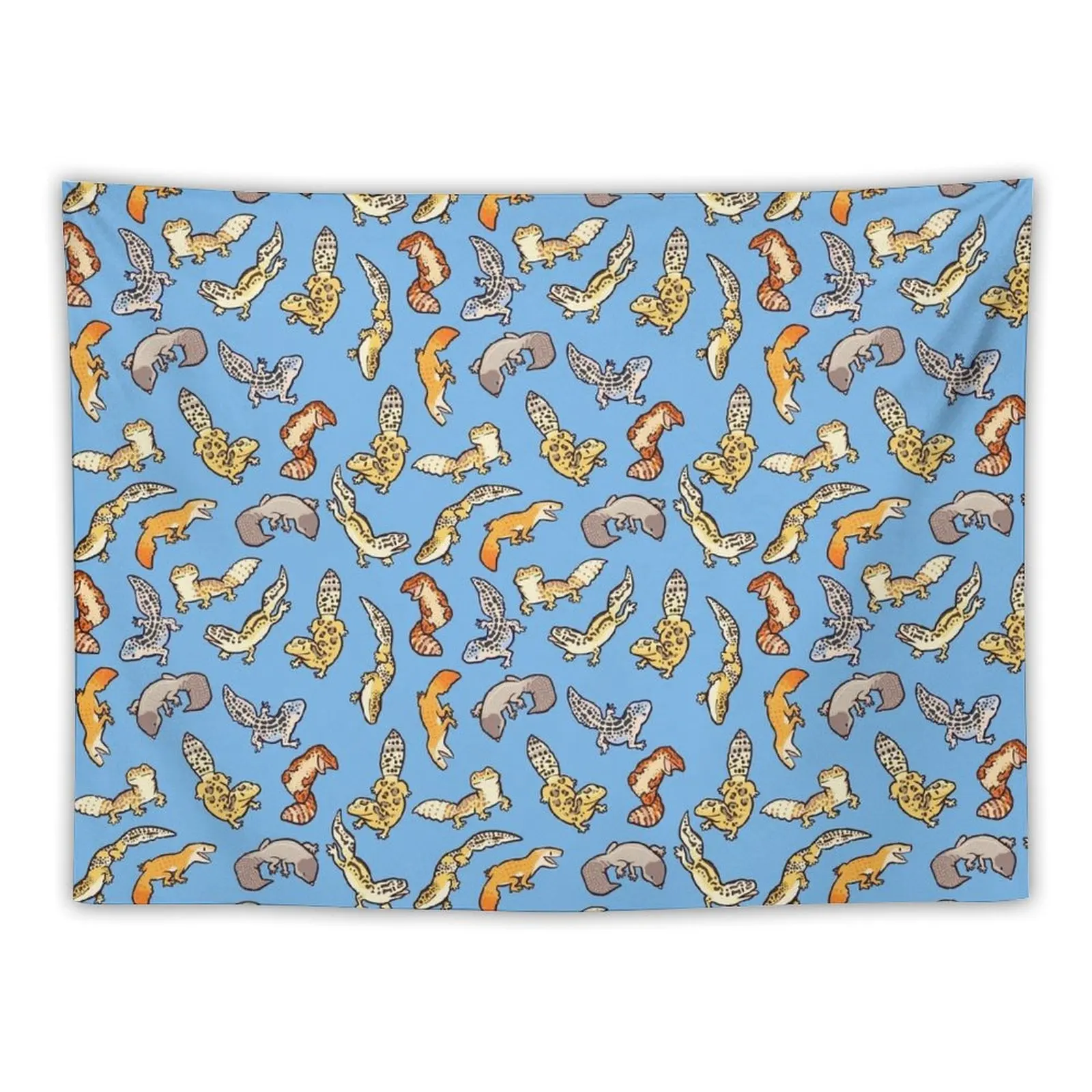 

chub geckos in blue Tapestry Decoration For Rooms Wall Coverings Tapestry