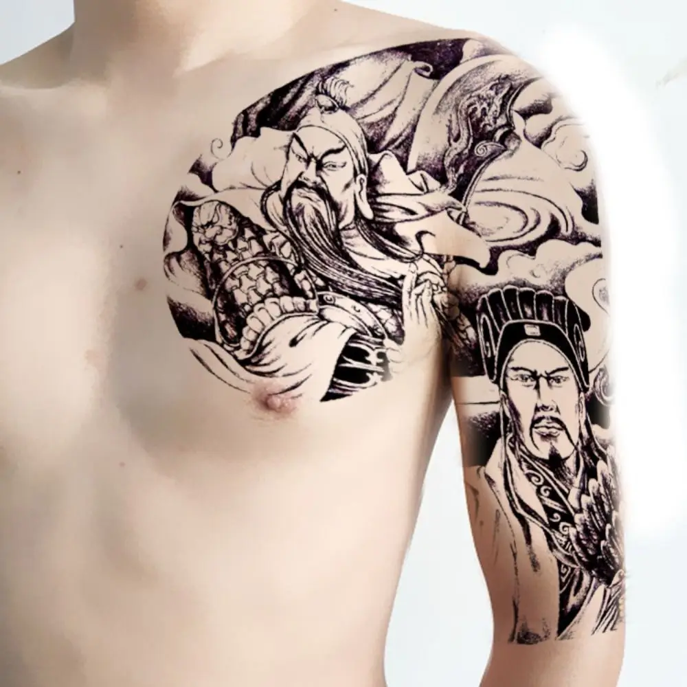 

Дракон поддельная татуировка наклейка прочная красочная татуировка на половину ногтя реалистичная водонепроницаемая временная татуировка наклейка для мужчин