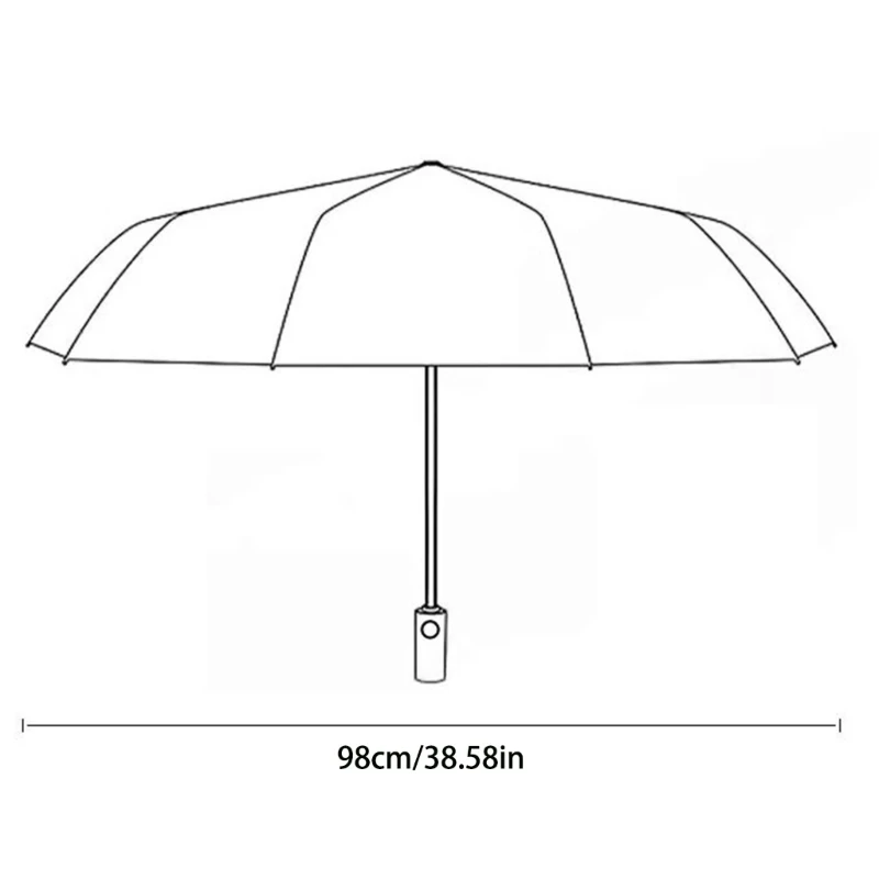 Travel Umbrellas with Protections Windproofs Water Resistant M76D