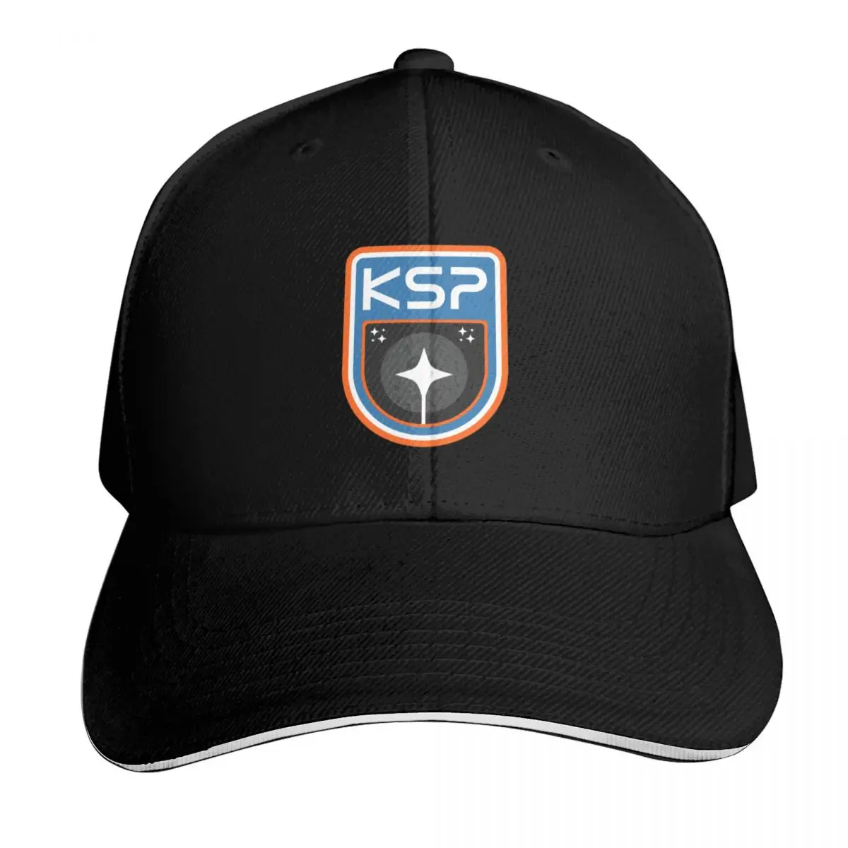 Kerbal Space Program - Mun Badge Baseball Cap Summer Beach Travel Streetwear Hip Hop Trendy Vintage Retro Embroidered