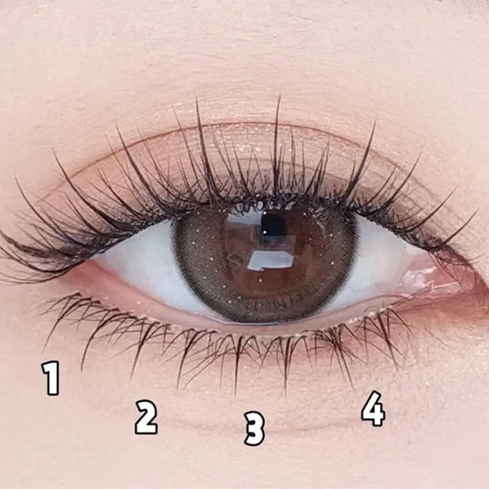 Black 6mm Air Lower Eyelashes Makeup Tools DIY Lash Extension Lower Individual Lashes Manga Bottom Cluster Lashes