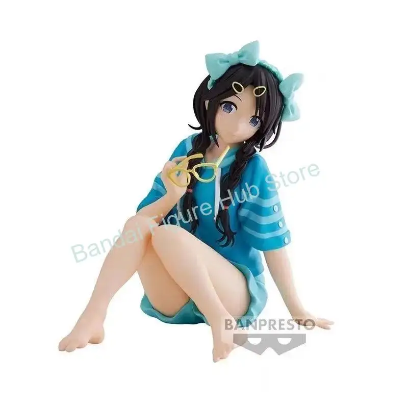 Bandai Original Banpresto Anime The Idol Master Glitter  Glamours Mitsumine Yuika Relax Time PVC Action Figure Model Toys