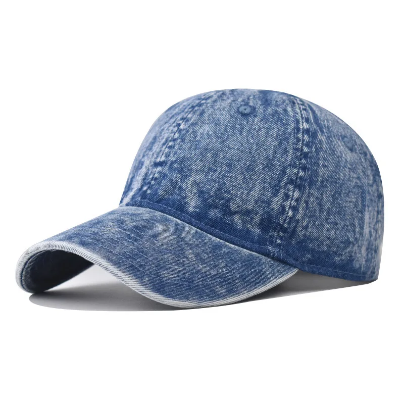 

Denim Baseball Cap Men Women Vintage Cotton Jeans Blue Sun Hats Four Seasons Outdoor Hats Faded
