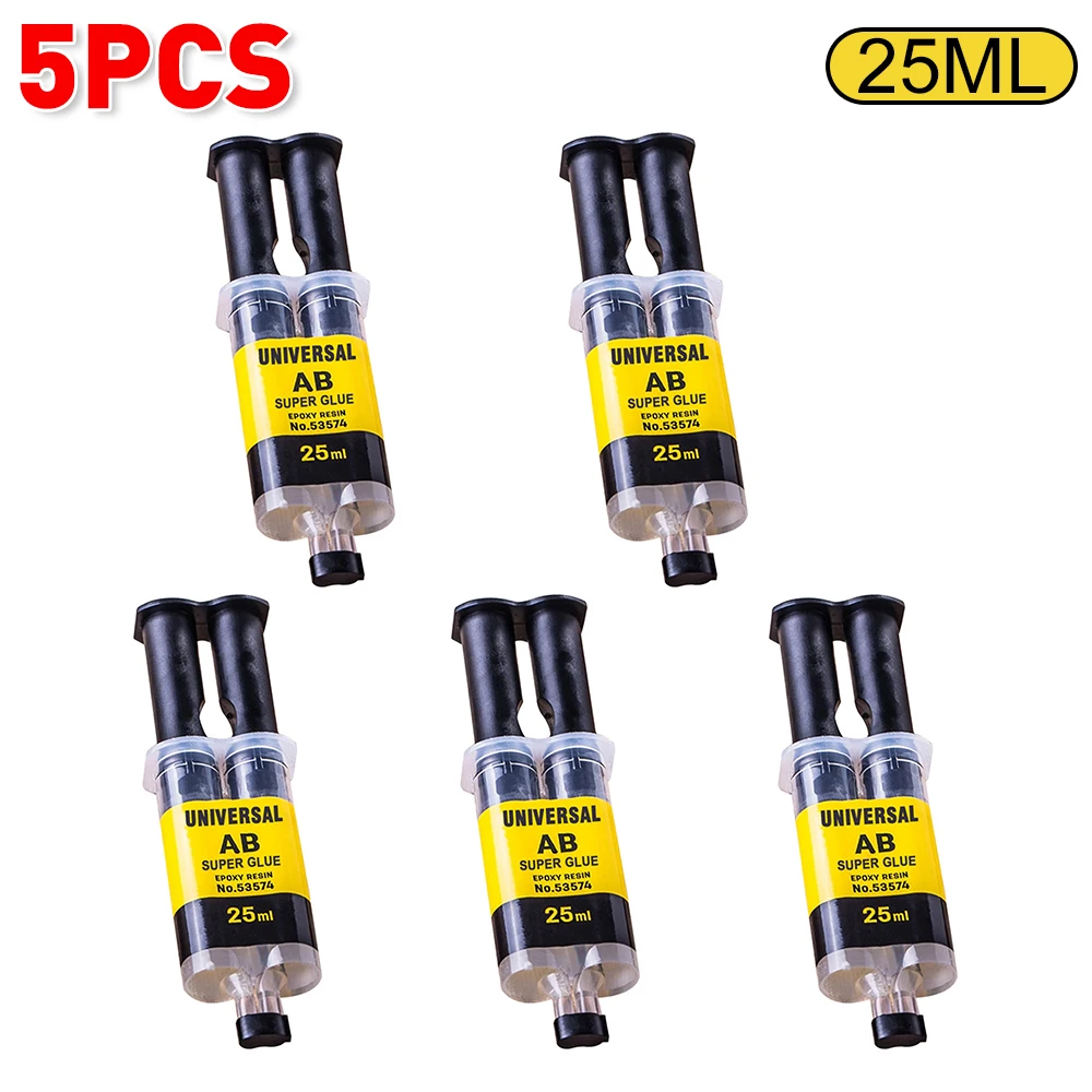 4/25Ml Epoxyhars Ab Lijm Waterdichte Instant Snelle Zelfklevende Reparatie Sterke Super Vloeibare Lijm Voor Hout Plastic Metaallijm Lassen