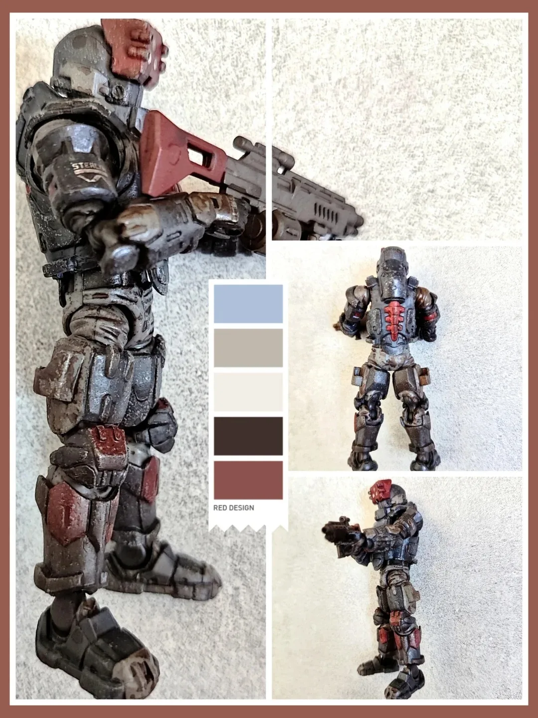 Acid Rain War 1/18 Soldier FAV-A09 FAV-A16 Sand Fox Sniper FAV-A37 Corsac Trooper Full Set 3,75-calowa figurka akcji Doll