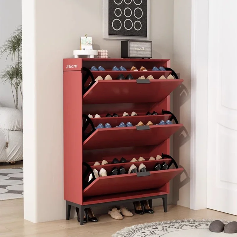 

Organizer Italian Shoe Cabinet Dustproof Household Tipping Dorm Shoe Cabinet Entryway Nordic Scarpiere Per Scarpe Furniture